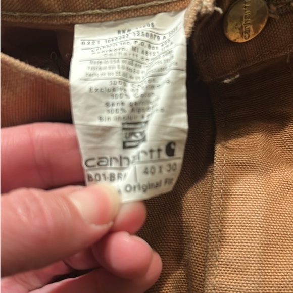 Carhartt Men's Tan Jeans - Picture 3 of 3